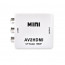 HD-V03 AV to HDMI 컨버터 3RCA를 HDMI로 변환 KC인증