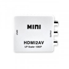 (HD-V02) HDMI to AV 변환 컨버터 HDMI 커넥터를 아날로그 티비 모니터에 사용