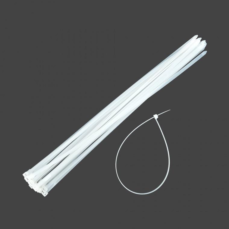 Kimspp 케이블타이 8x500mm(벌크 20개) 케이블밴드 타이밴드 전선 배선정리 다양한규격보유