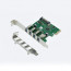 PCI E to USB 3 0 4Port 카드 1000Mbps SATA VL805