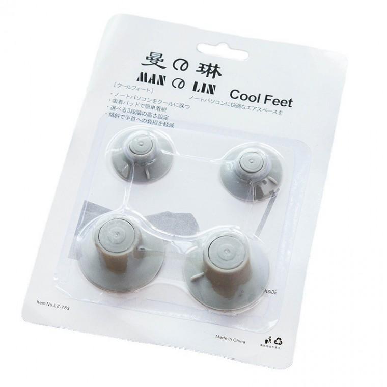 노트북받침대 열 감소 패드 거치대 4pcs RD-11575