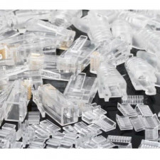 PLUG UTP CAT.6 RJ 45 8P8C 플러그 부트100개